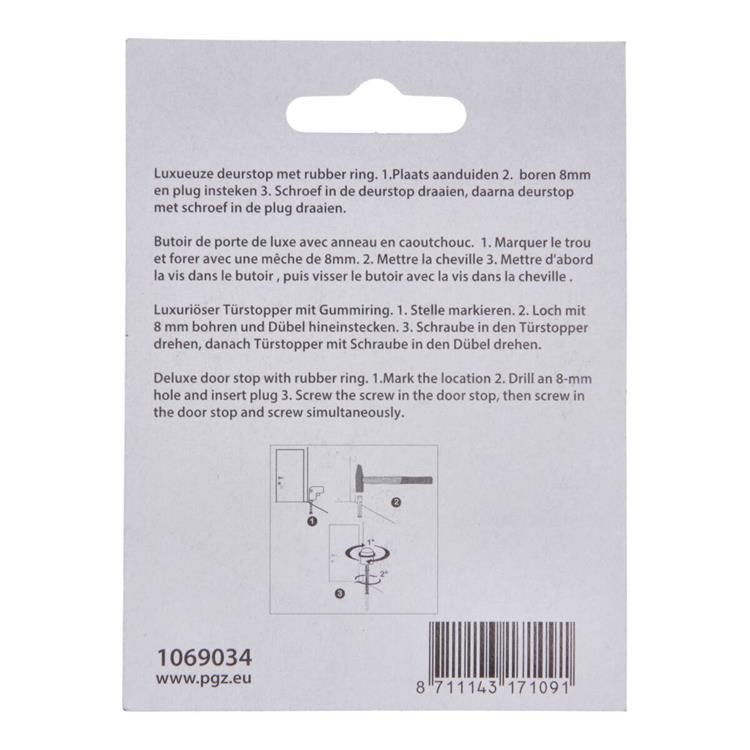Afbeelding laden in galerijviewer, Mack 1069034 - deurstop cilindermodel zwart ø 20h30 mm 1 st pc | 6 stuks
