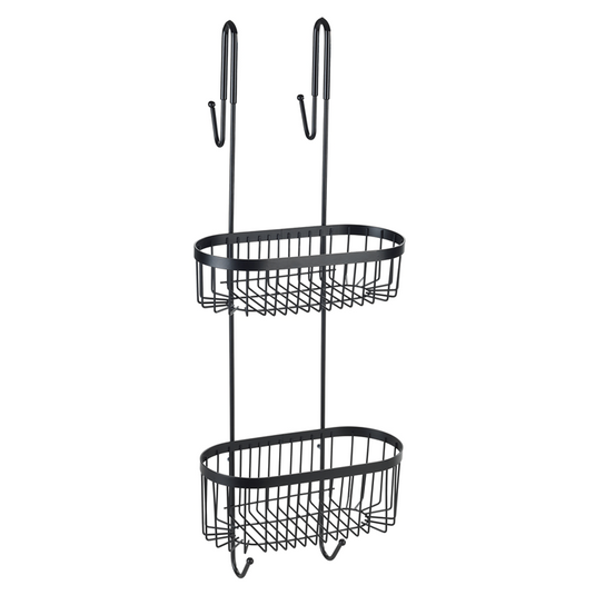 Wenko 1069611 - doucherek 2-laags serino zwart | 1 stuks