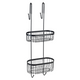 Wenko 1069611 - doucherek 2-laags serino zwart | 1 stuks
