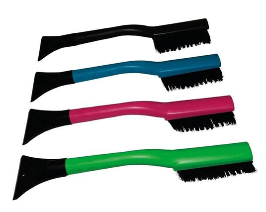 Südpfalzwerkstatt sneeuwbezem whisks w. ice scraper 98 mm scraping edge 40 cm
