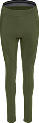 Agu essential - fietsbroek dames - wielrenbroek met zeem - groen - m - comfort heupband - platgestikte naden - siliconen gripper - reflecterend