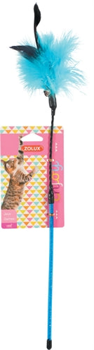 Afbeelding laden in galerijviewer, Zolux kattenhengel veer assorti
