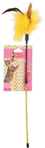 Afbeelding laden in galerijviewer, Zolux kattenhengel veer assorti
