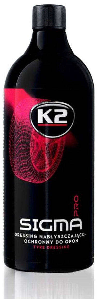 K2 autobanden zwart sigma pro gel voor het polijsten en verzorgen van banden