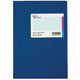 Kasboek könig ebhardt a5 148x210mm blauw gelinieerd 96 vel per boek