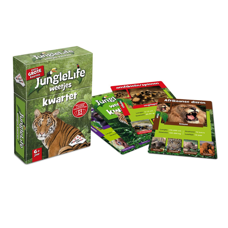 Afbeelding laden in galerijviewer, Identity games junglelife weetjeskwartet
