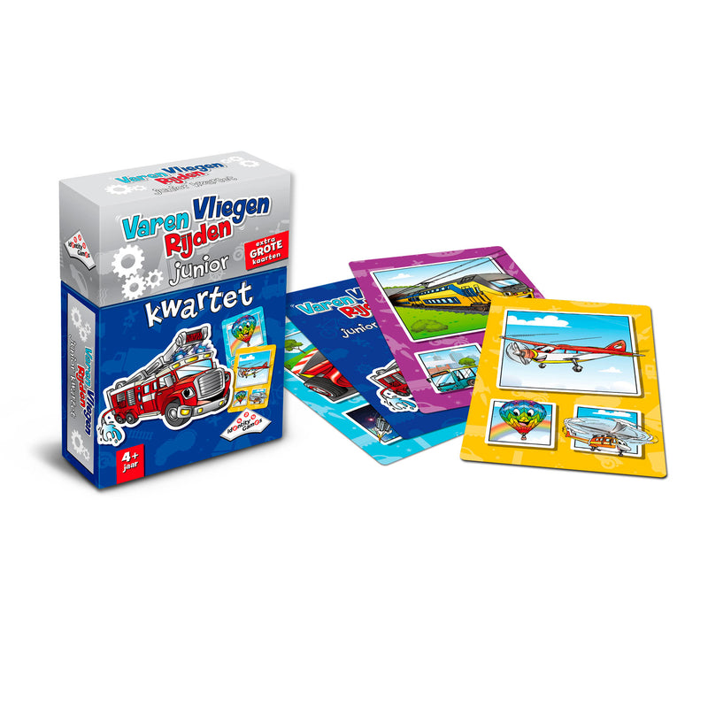 Afbeelding laden in galerijviewer, Identity games varen, vliegen, rijden junior kwartet
