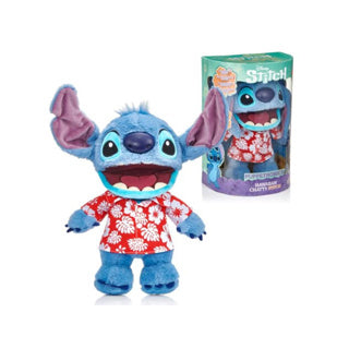 Afbeelding laden in galerijviewer, Wow stuff disney stitch hawaiian chatty stitch knuffel 30 cm + geluid
