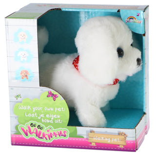 Pluchiez pluche hondje loop en blaf hondje assorti | 2 stuks