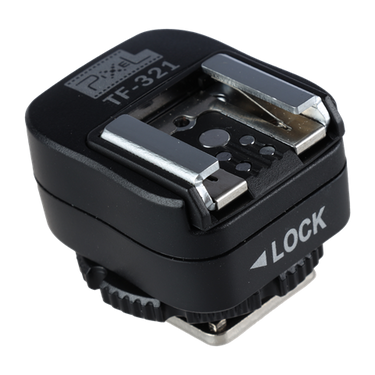 Pixel e-ttl hotshoe adapter tf-321 voor canon