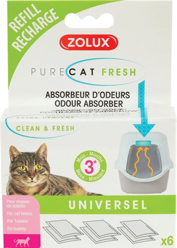 Afbeelding laden in galerijviewer, Zolux clean fresh universeel filter kattenbak
