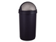 Curver roll prullenbak - 50 liter - zwart
