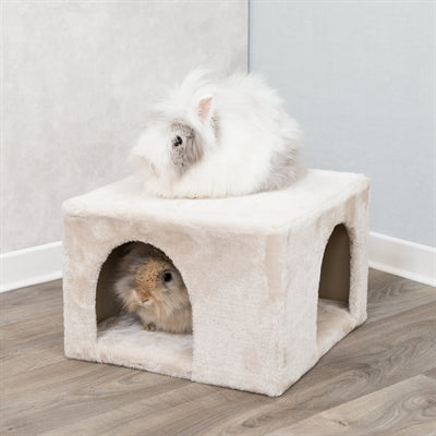 Afbeelding laden in galerijviewer, Trixie knaagdierhuis iglo pluche beige

