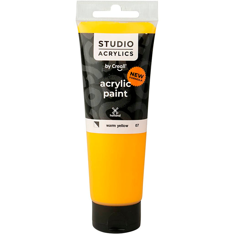 Afbeelding laden in galerijviewer, Https: www.cchobby.nl creall-studio-acrylverf-semi-dekkend-warm-yellow-07-120-ml-1-fles

