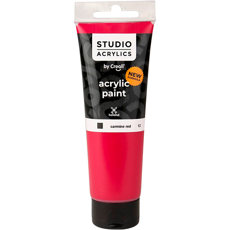 Afbeelding laden in galerijviewer, Https: www.cchobby.nl creall-studio-acrylverf-dekkend-carmine-red-12-120-ml-1-fles
