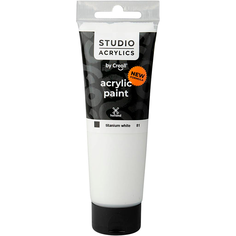 Afbeelding laden in galerijviewer, Https: www.cchobby.nl creall-studio-acrylverf-dekkend-white-81-120-ml-1-fles

