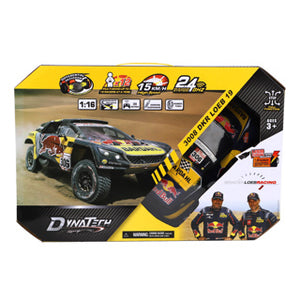 Dynatech radiografisch bestuurbare auto peugeot 1:16 2.4g 3008 dkr loeb 19
