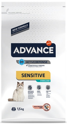 Afbeelding laden in galerijviewer, Advance Cat sterilized sensitive salmon
