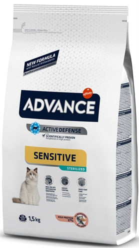 Afbeelding laden in galerijviewer, Advance Cat sterilized sensitive salmon
