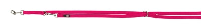 Afbeelding laden in galerijviewer, Trixie Hondenriem premium dubbelgestikt verstelbaar fuchsia
