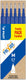 Pilot set van 6 - vulling frixion ball 0.7 - blauw - medium penpunt