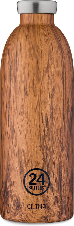 24 bottles 24bottles thermosfles clima bottle sequoia wood 850 ml