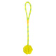 Trixie bal aan touw natuurrubber drijvend limegroen