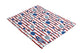 Croci Koelmat cool breeze tortuga print gestreept wit rood