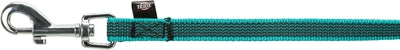 Afbeelding laden in galerijviewer, Trixie Hondenriem sleeplijn met rubber turquoise
