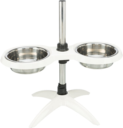 Afbeelding laden in galerijviewer, Trixie Voerstandaard hondenbar melamine rvs wit
