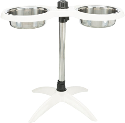 Afbeelding laden in galerijviewer, Trixie Voerstandaard hondenbar melamine rvs wit
