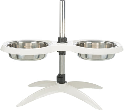 Afbeelding laden in galerijviewer, Trixie Voerstandaard hondenbar melamine rvs wit
