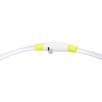 Afbeelding laden in galerijviewer, Trixie lichtgevende halsband usb flash light oplaadbaar tpu groen
