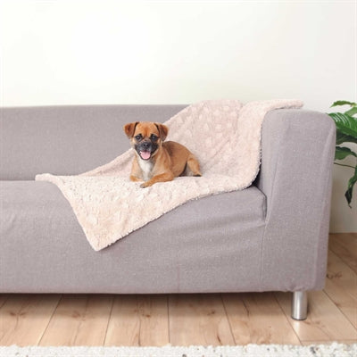 Afbeelding laden in galerijviewer, Trixie hondendeken cosy fleece beige
