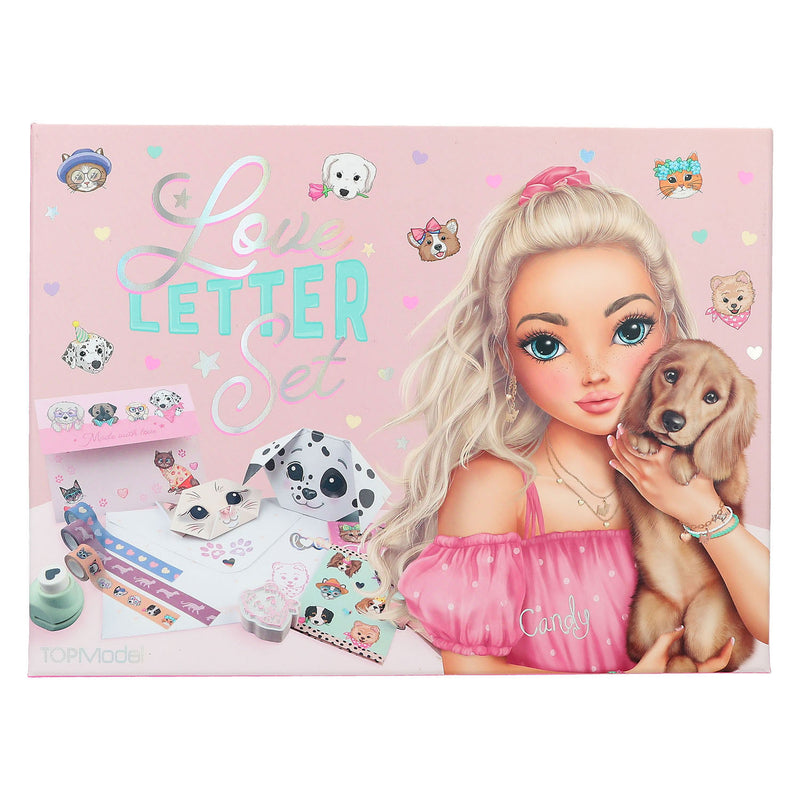 Afbeelding laden in galerijviewer, Topmodel love letter set kitty and doggy

