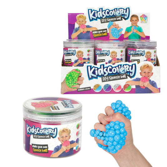 Toi-toys kidscovery maak een knijpbal in net 4 assorti
