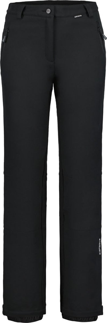 Icepeak entiat dames softshell skibroek - zwart - 38