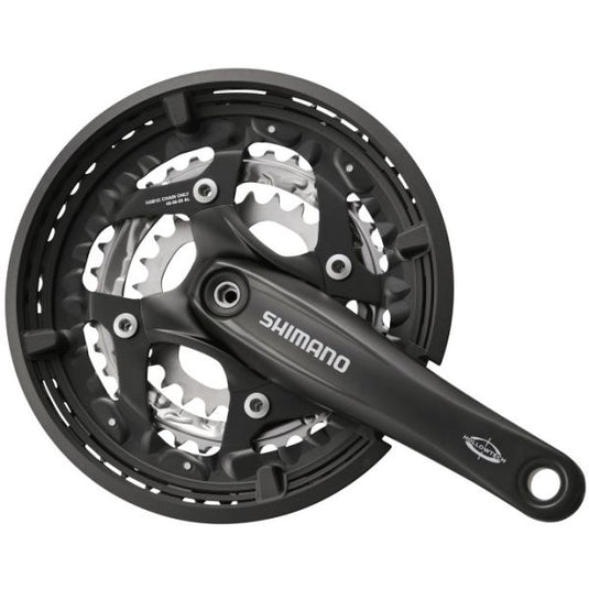 Shimano crankstel 3 x 10 speed trekking fc-t521 met 175mm crankarm 48-36-26t octalink - zwart