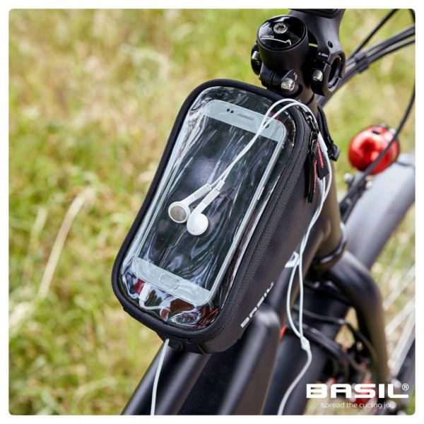 Afbeelding laden in galerijviewer, Basil Sport Design Frame Bag - zwart - frametas - unisex
