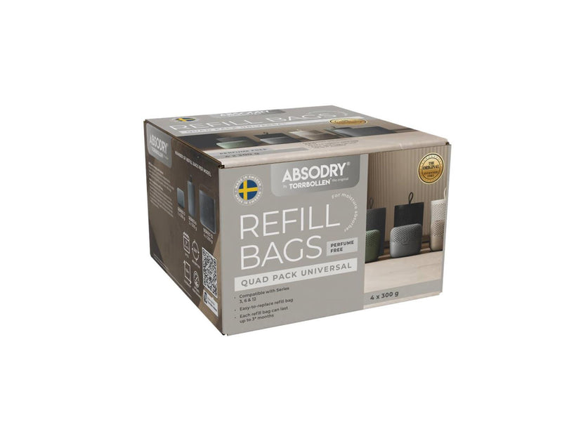 Afbeelding laden in galerijviewer, Absodry duo family vochtvanger navulling 3 en 6 series 4x 300gr
