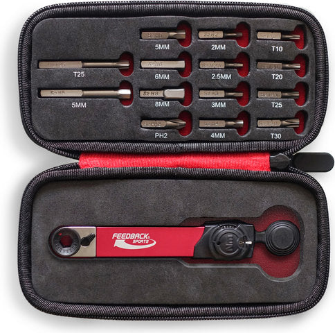 Feedback sports range torque wrench w bit set