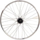 Achterwiel 28 nexus 7 rollerbrake naaf met zilveren velg en rvs spaken