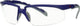 3m veiligheidsbril | en 166 en170 | beugel blauw grijs, glas helder | polycarbonaat | 1 stuk - 7100208382 7100208382