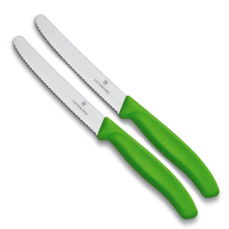 Afbeelding laden in galerijviewer, Victorinox tomatenmes kartel 2st groen

