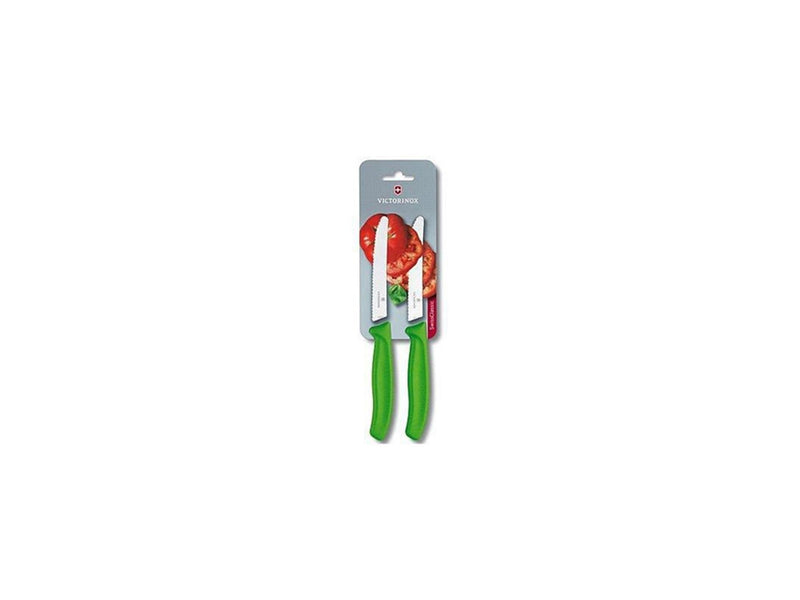 Afbeelding laden in galerijviewer, Victorinox tomatenmes kartel 2st groen
