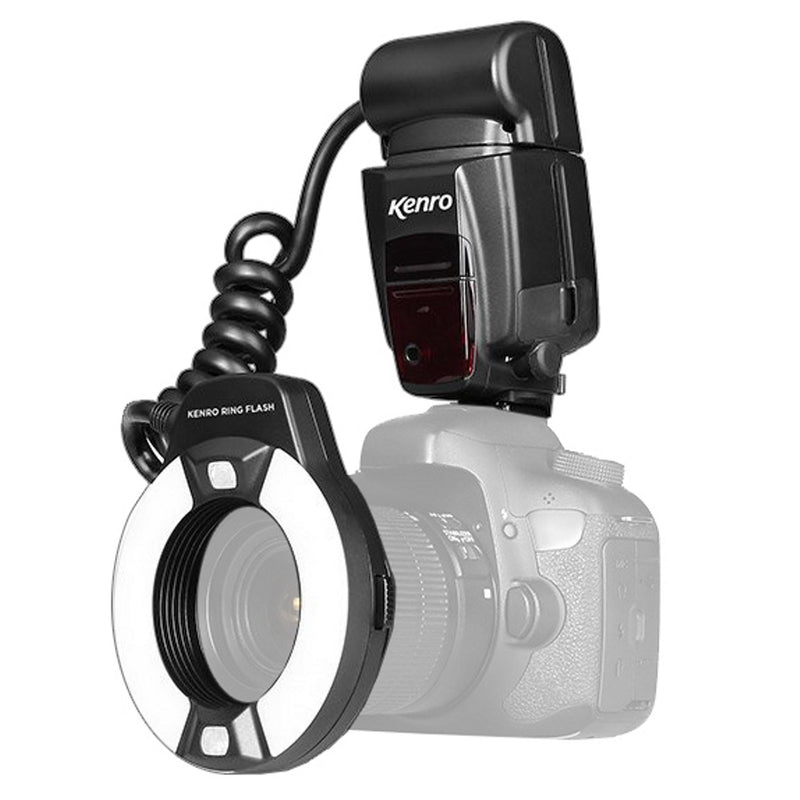 Afbeelding laden in galerijviewer, Kenro ttl macro ringflitser kfl201n voor nikon
