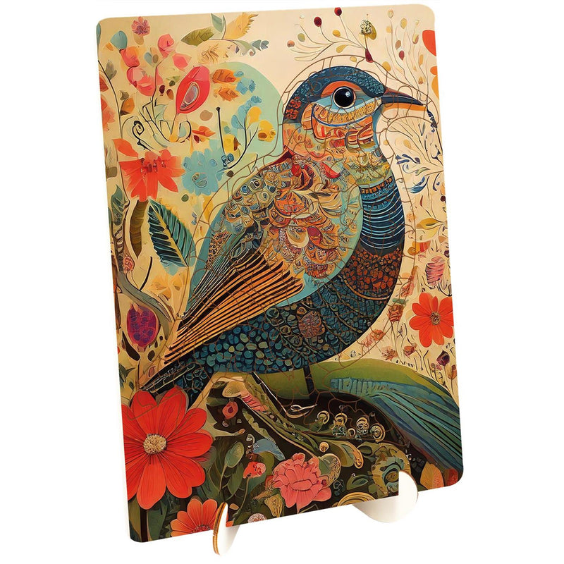 Afbeelding laden in galerijviewer, Moxy houten puzzel bird unieke vormen, 130pcs
