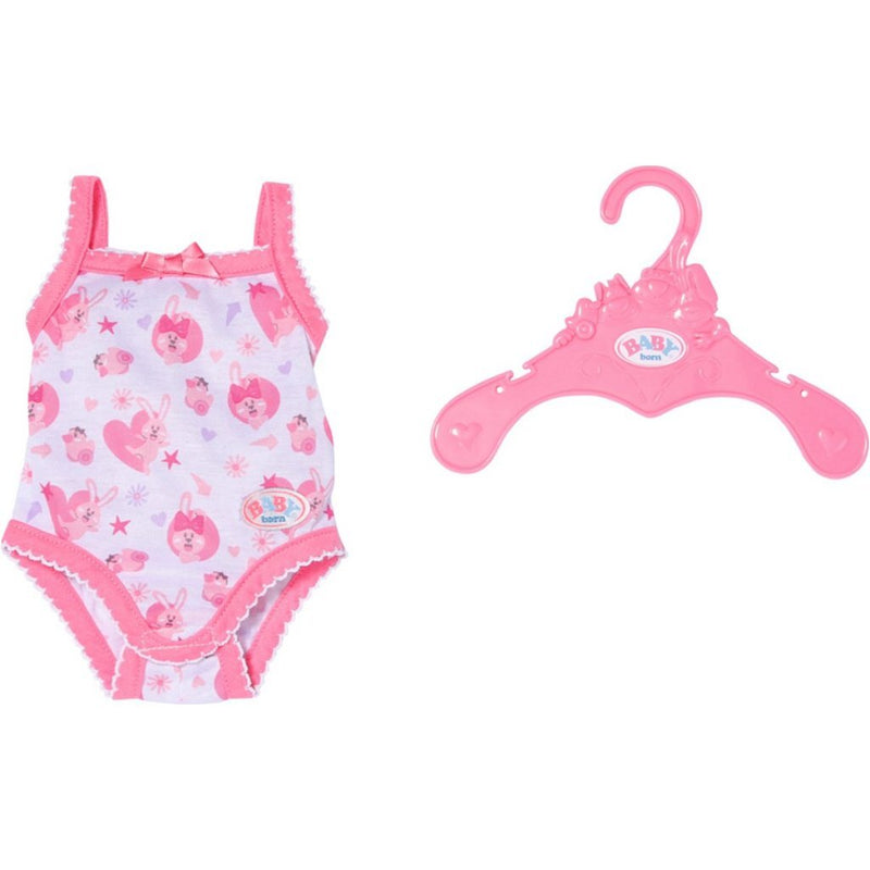 Afbeelding laden in galerijviewer, Baby born rompertje 43 cm roze wit
