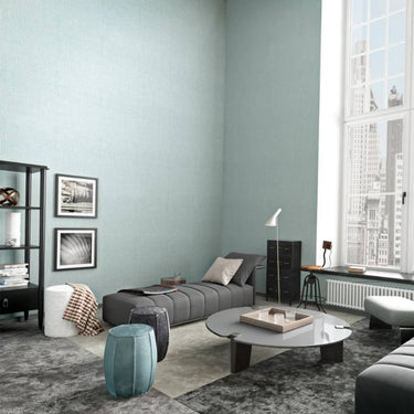 Noordwand behang vintage deluxe course fabric look blauw