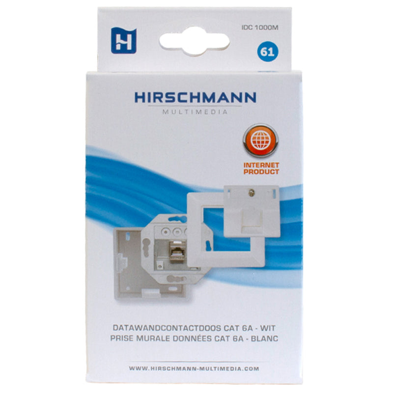 Afbeelding laden in galerijviewer, Hirschmann hirsch data wandcontactdoos 1x
